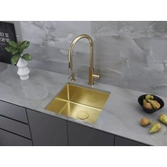 Дозатор для моющего средства Paulmark Decus D004-LG (светлое золото)