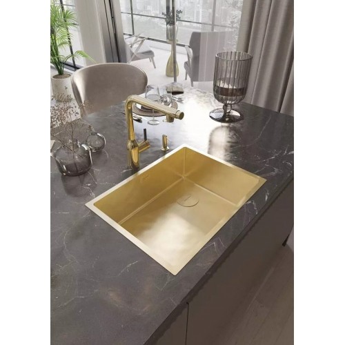 Дозатор для моющего средства Paulmark Decus D004-LG (светлое золото)