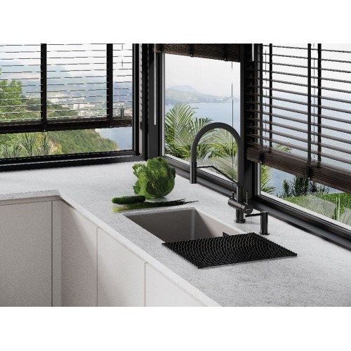 Дозатор для моющего средства Omoikiri OM-09-BN SENSOR (нержавеющая сталь)