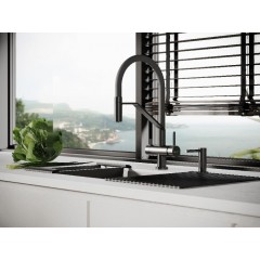 Дозатор для моющего средства Omoikiri OM-09-BN SENSOR (нержавеющая сталь)