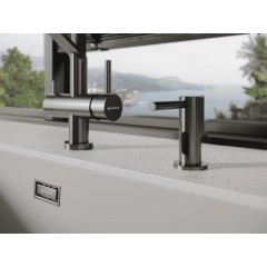 Дозатор для моющего средства Omoikiri OM-09-LG SENSOR (светлое золото)