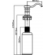 Дозатор мыла Omoikiri OM-01 AC (античная медь) [4995002]