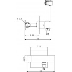Гигиенический душ Raglo R24.56.06