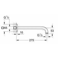 Держатель для душа Grohe Rainshower 27488000