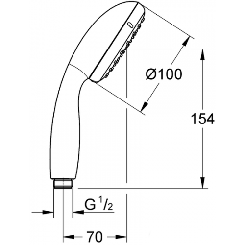 Душевая система Grohe New Tempesta Cosmopolitan 100 27852001