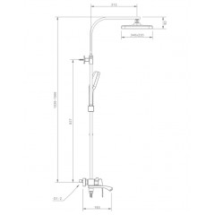 Душевая система Raglo R01.24