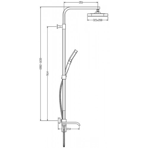 Душевая система Raglo R02.24