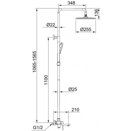 Душевая система Raglo R03.24
