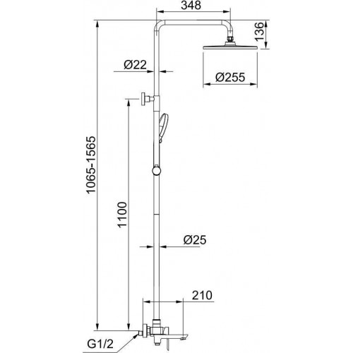 Душевая система Raglo R03.24.09