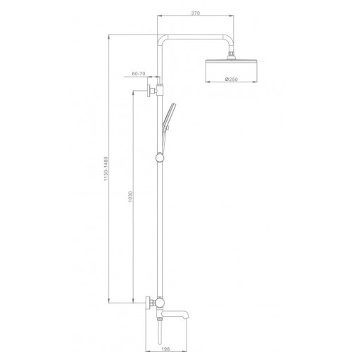 Душевая система Raglo R20.26.06