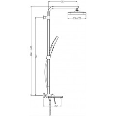 Душевая система Raglo R51.24