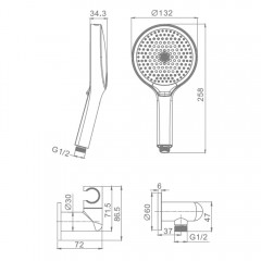 Душевая система Raglo R20272.093142