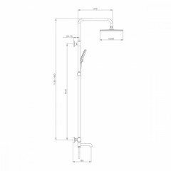 Душевая система Raglo R20.24.08