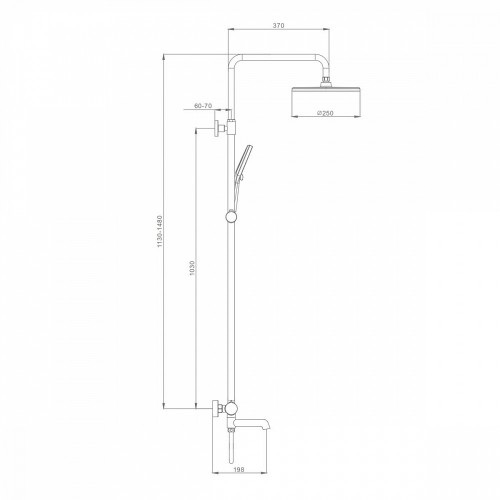 Душевая система Raglo R20.24.08