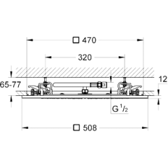 Верхний душ Grohe Rainshower F-Series 20" (27286 000)