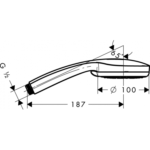Душевая система Hansgrohe Croma 100 Multi (28536000)
