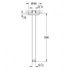 Душевой кронштейн Grohe Rainshower (28497 000)