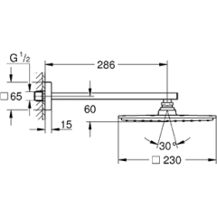 Душевая система Grohe Rainshower Allure 230 [26064 000]