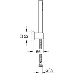 Душевая лейка Grohe Euphoria Cube [27889 000]