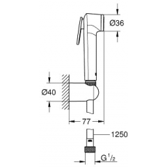 Душевая система Grohe Tempesta-F Trigger Spray 30 27513001