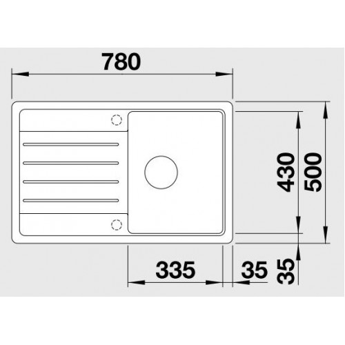Кухонная мойка Blanco Legra 45S жасмин
