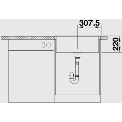 Кухонная мойка Blanco Pleon 6 (Серый беж)