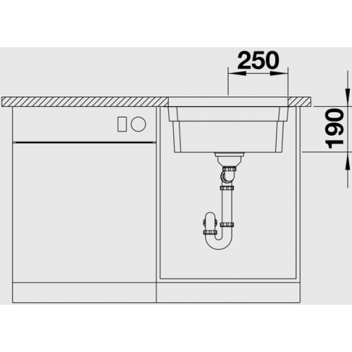 Кухонная мойка Blanco Blanco Etagon 500-U (Нержавеющая сталь)