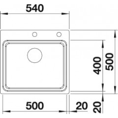 Кухонная мойка Blanco Etagon 500-IF (Нержавеющая сталь)