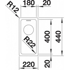 Кухонная мойка Blanco Andano 180-U