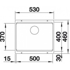 Кухонная мойка Blanco ETAGON 500-U жасмин 522232