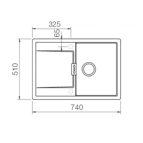 Кухонная мойка Schock Eton 45 D Магнолия