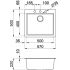 Кухонная мойка Elleci Quadra 105 (G51 Avena)