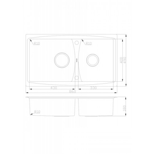 Кухонная мойка Oulin OL-S8203