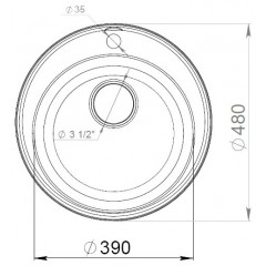 Кухонная мойка GranFest QUARZ Z08