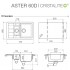 Кухонная мойка Schock Мойка Aster 60 D Cristalite, альпина