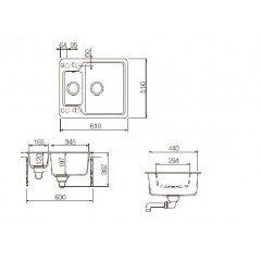 Кухонная мойка Schock Cambridge 60 мокка