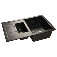 Кухонная мойка GranFest Quadro GF-Q775KL (черный)