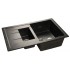 Кухонная мойка GranFest Quadro GF-Q775KL (черный)