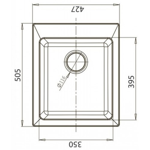 Кухонная мойка GranFest Practic GF-P505 (черный)