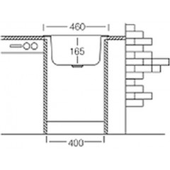 Кухонная мойка Kromevye EC 249 D