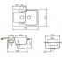 Кухонная мойка Schock Cambridge 60 D лунный камень