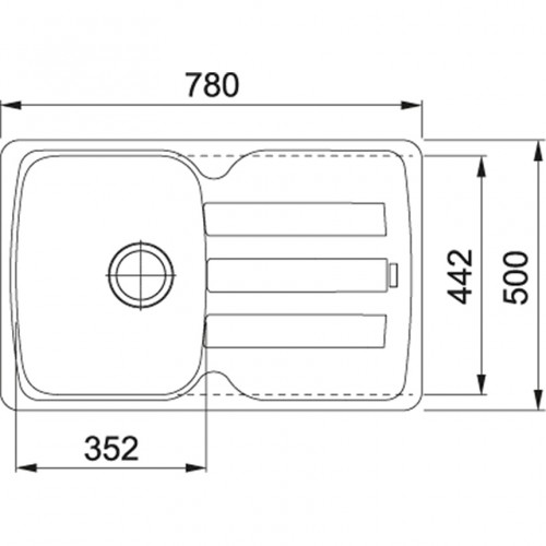 Кухонная мойка Franke AZG 611-78 миндаль