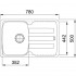 Кухонная мойка Franke AZG 611-78 миндаль