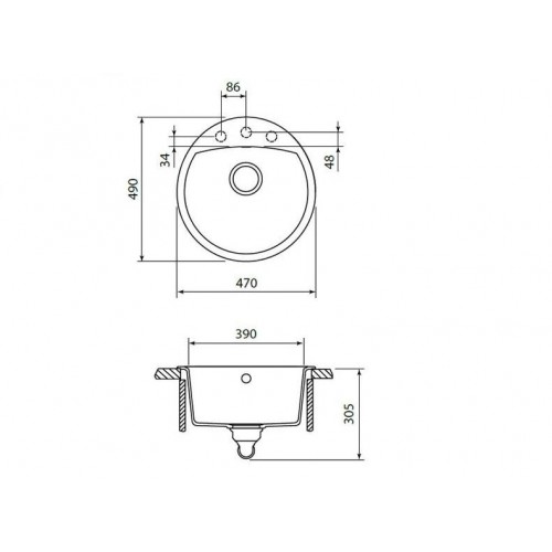 Кухонная мойка Schock Eclipse 45 эверест