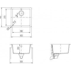 Кухонная мойка Schock Soho 50 (N-100S) пуро
