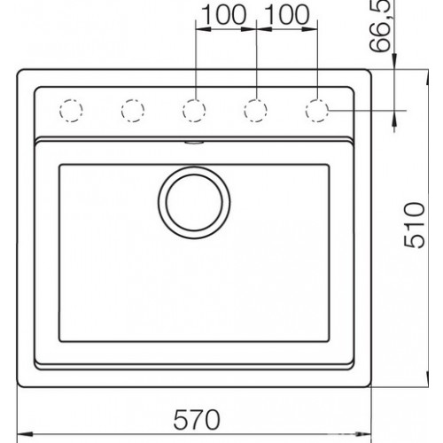 Кухонная мойка Schock Vero 60 (N-100) магма