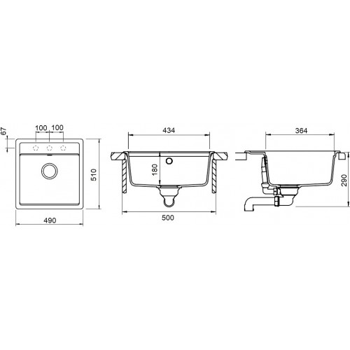 Кухонная мойка Schock Vero 50 аворио