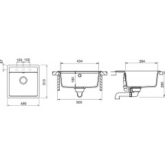 Кухонная мойка Schock Vero 50 магнолия