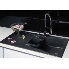 Кухонная мойка Schock Waterfall 60D (D-150) серебристый камень