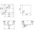 Кухонная мойка Schock Quadro 50 (N-100S) мокка